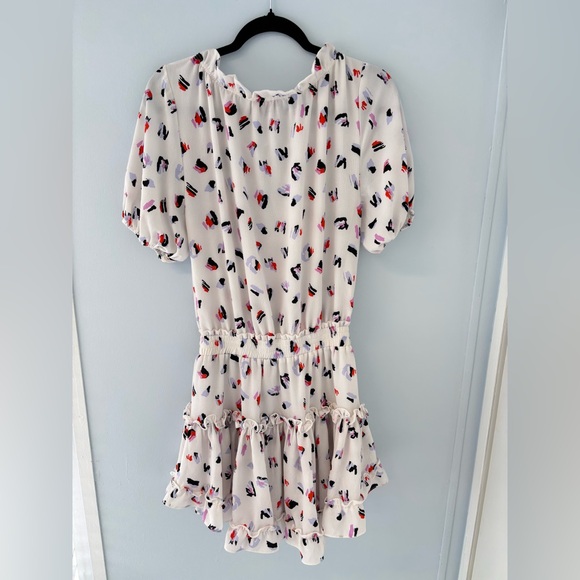 Buddy Love Ray Oyster Mini Ruffle Sleeve Tiered Cottagecore Dress Size Medium - Picture 2 of 7